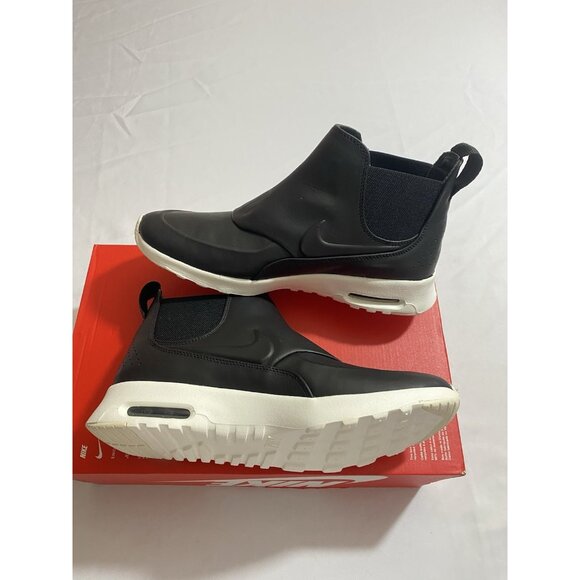 New Women’s Size 11 - Nike Air Max Thea Mid Black Sail 859550 001 - Picture 4 of 9